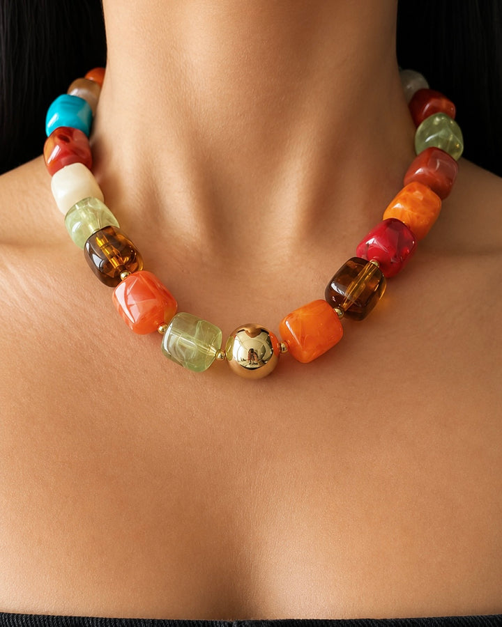 Camila Multicolor Beaded Necklace