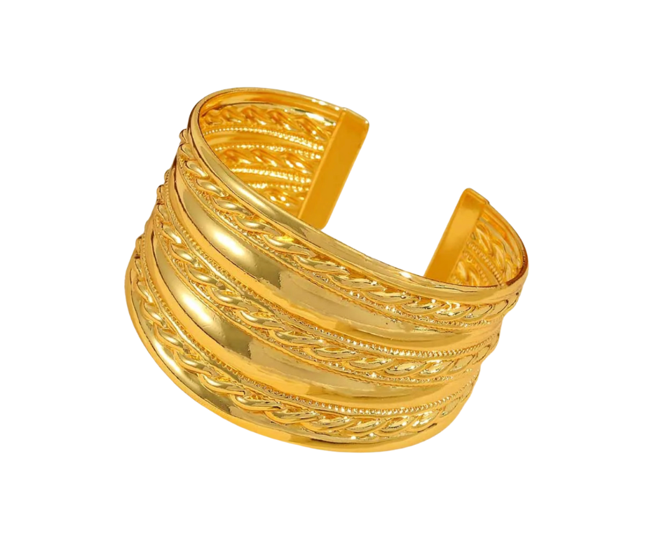 Exaggerated Gold Cuff