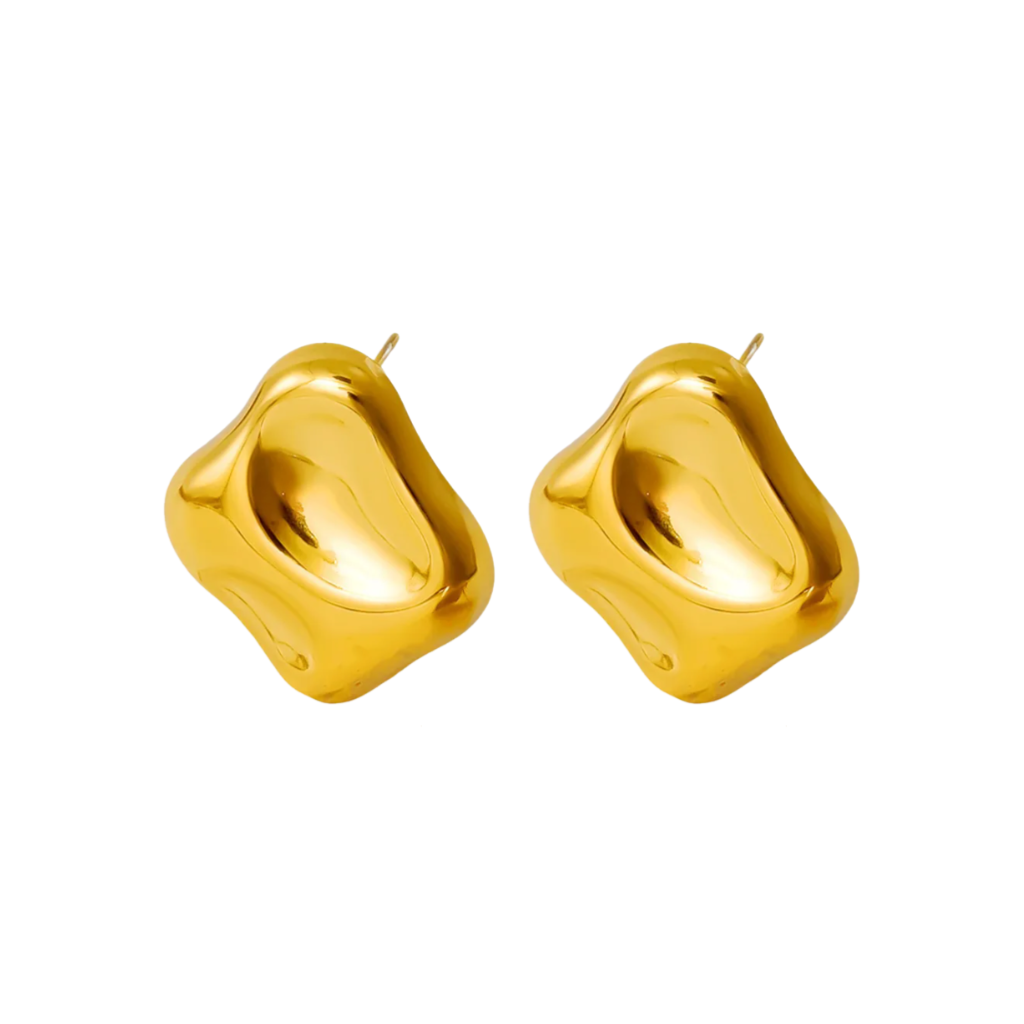 Donna Gold Ear Studs
