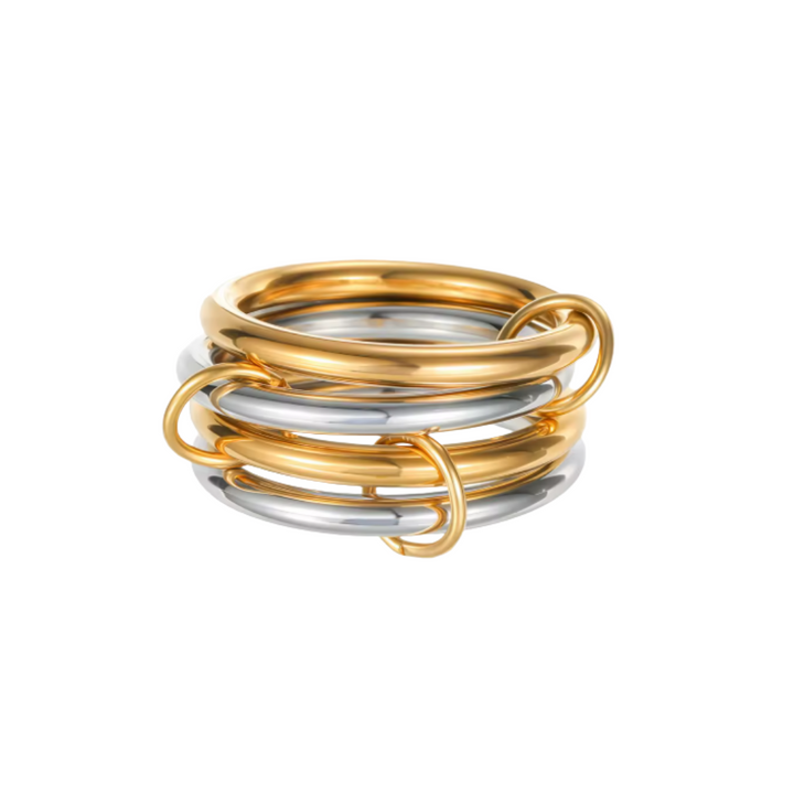 Yanela Two Tone Ring