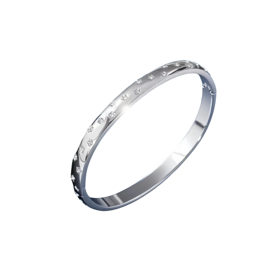 Le Stars Sivler Bangle