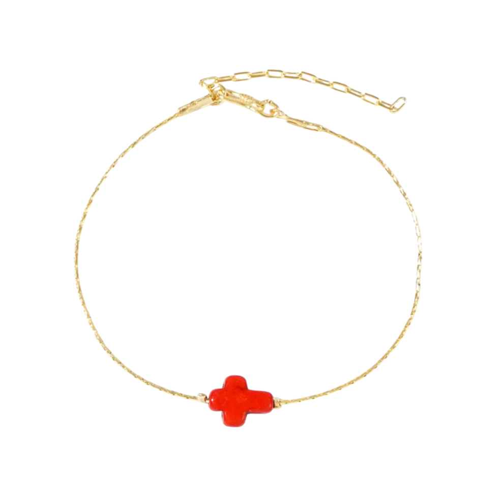 Red Cross Bracelet