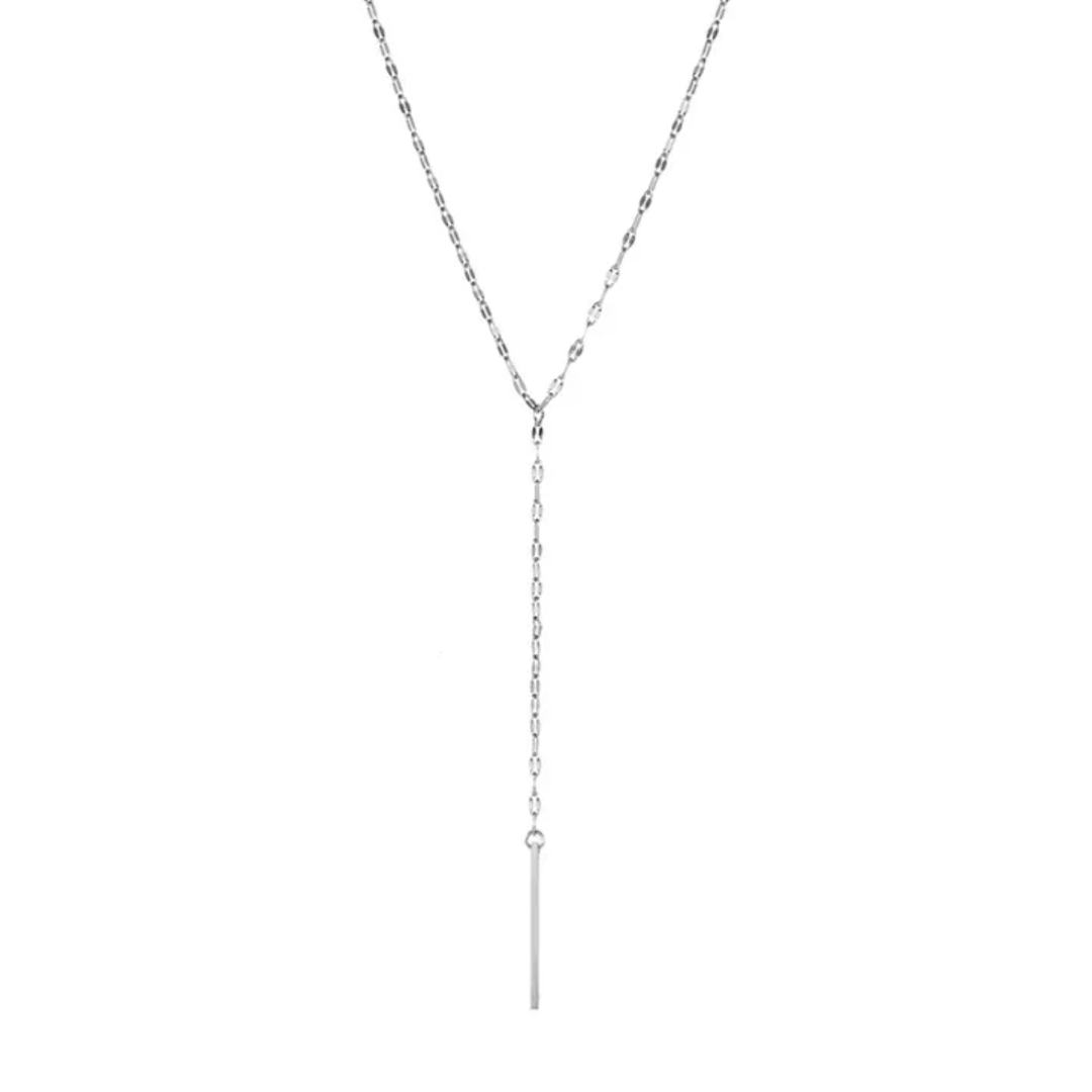 Helly Lariat Silver Necklaces