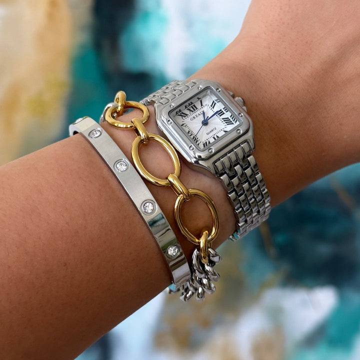 Alicia Two Tone Bracelet