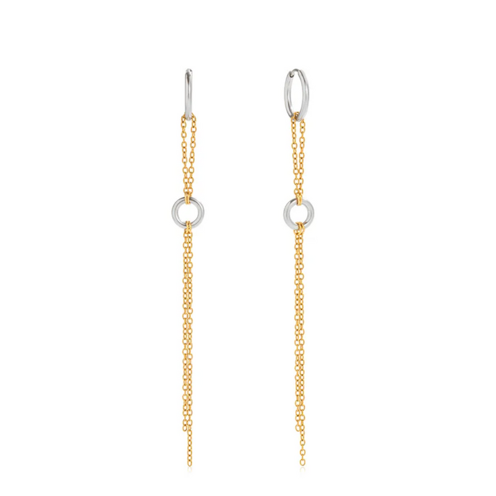 Taylor Two Tone Tassel Earrings