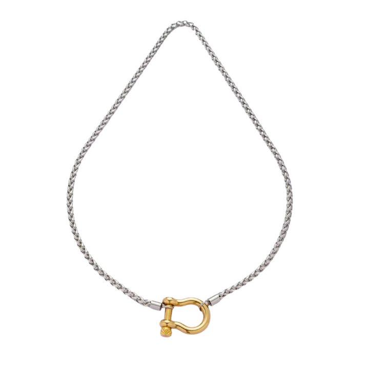 Esteban Two Tone Statement Necklaces