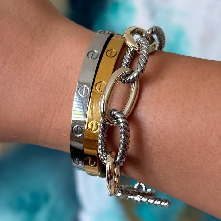 DY Two Tone Bracelet