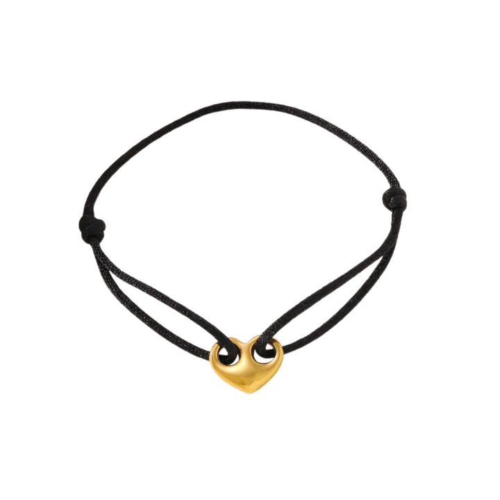 Black Heart Bracelet