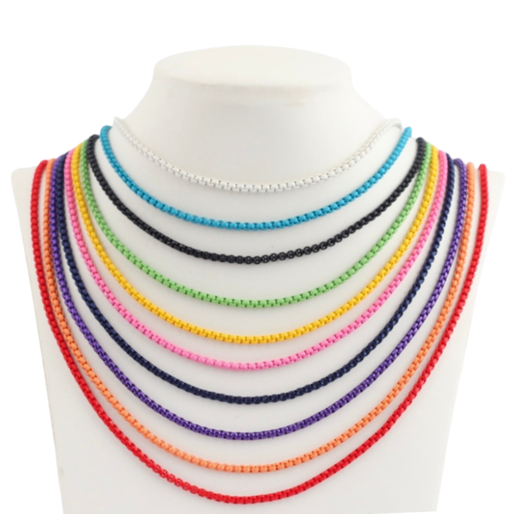 Color Chain Necklaces
