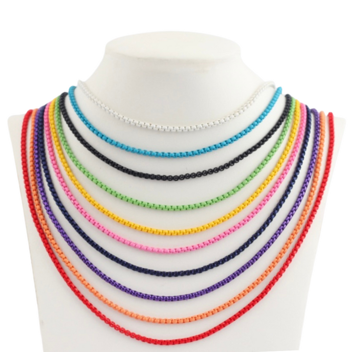 Color Chain Necklaces