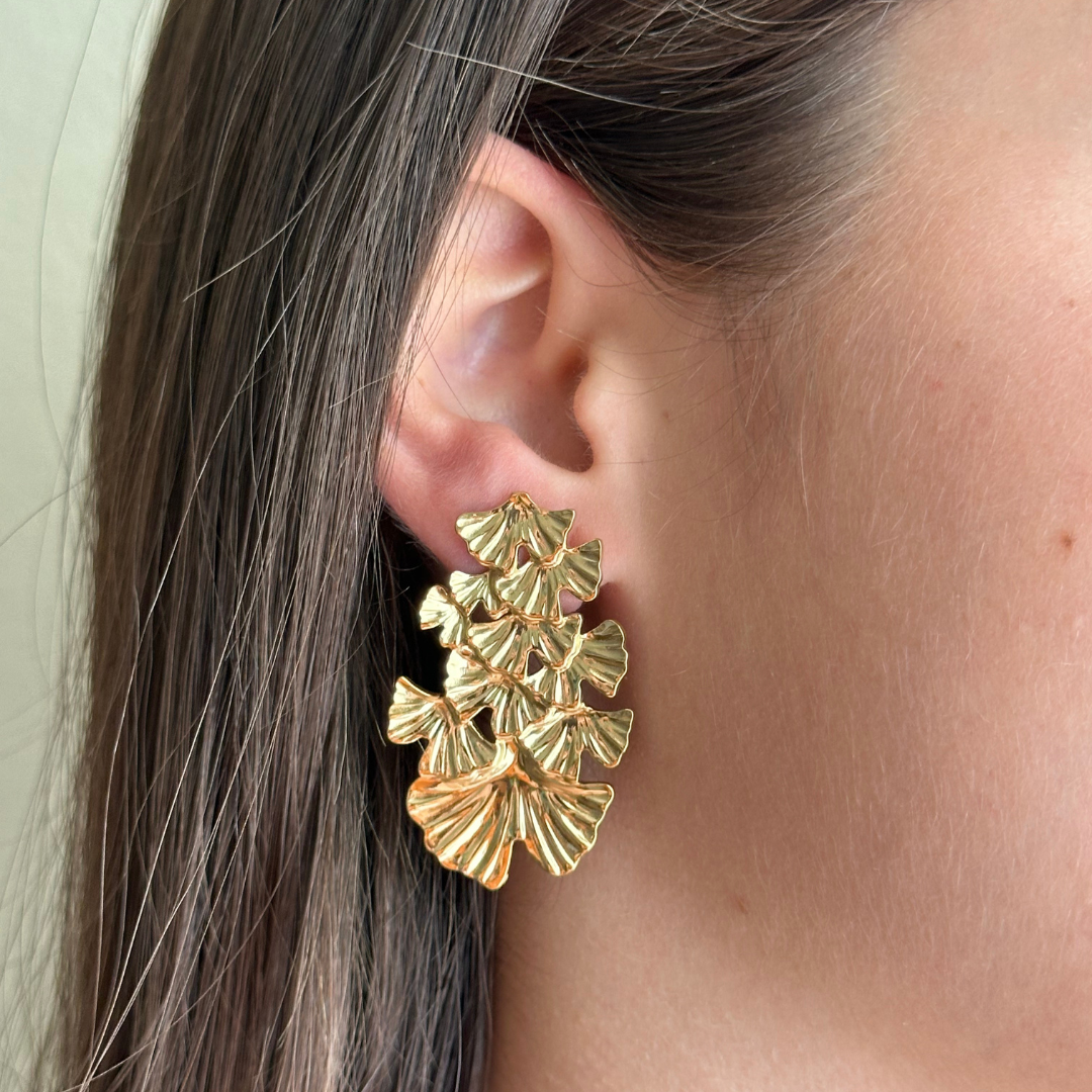 Biloba Statement Earrings