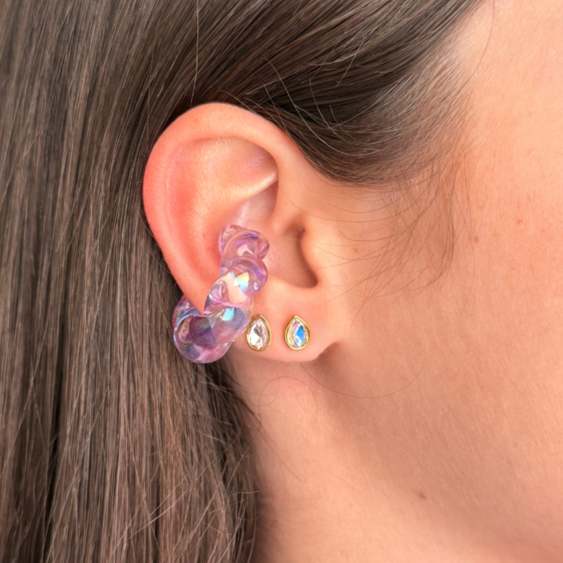 Holographic Ear Cuffs