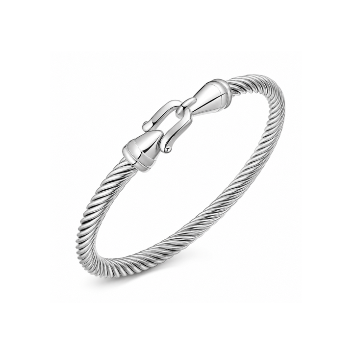 Dorothy Silver Trendy Bangle