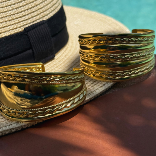 Exaggerated Gold Cuff
