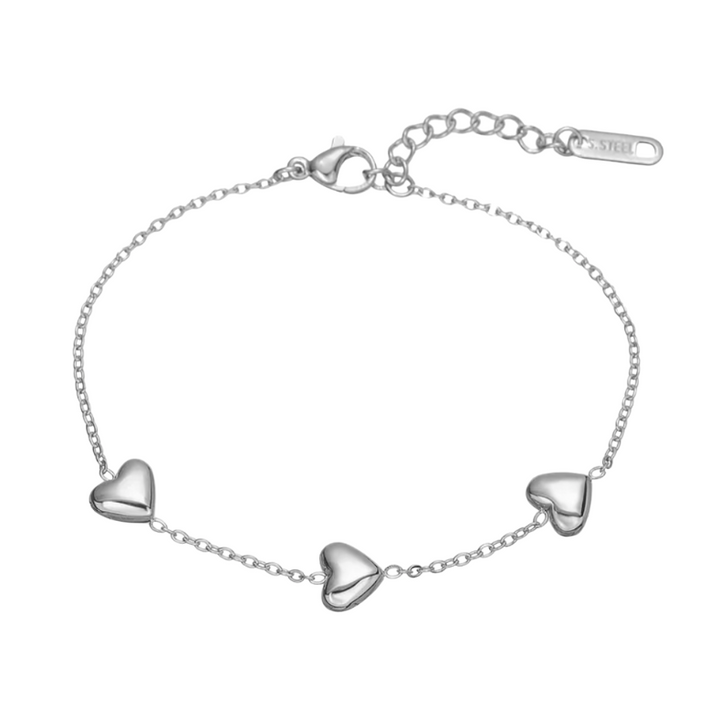 Tima Heart Silver Bracelet