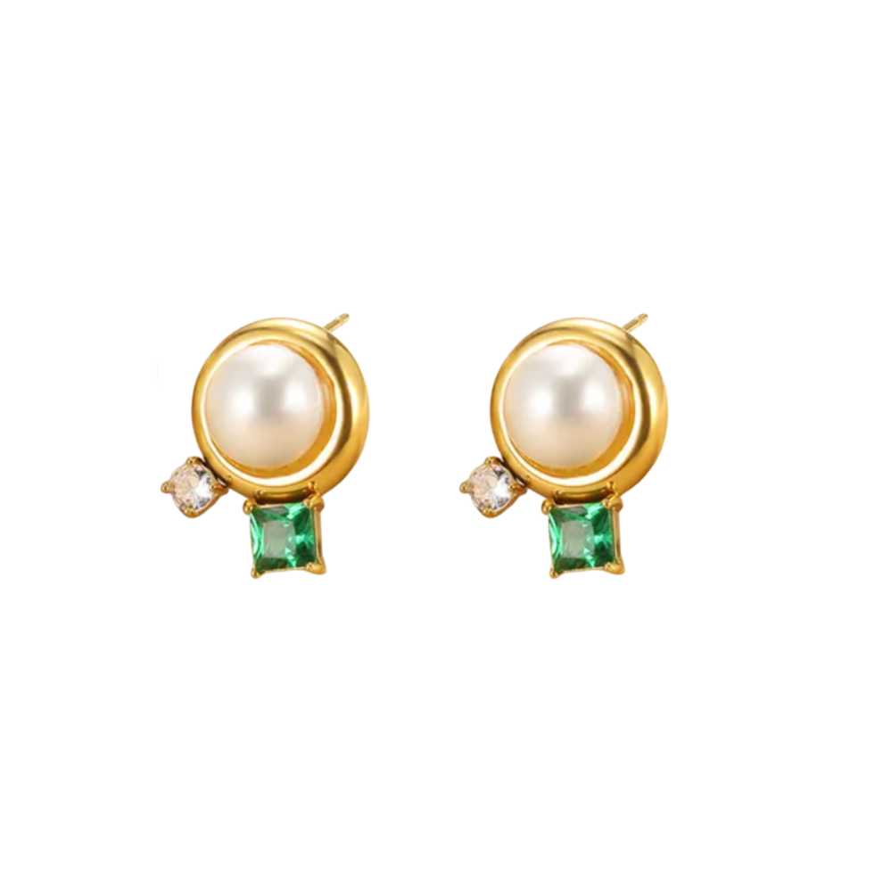 Rocio Emerald Earrings