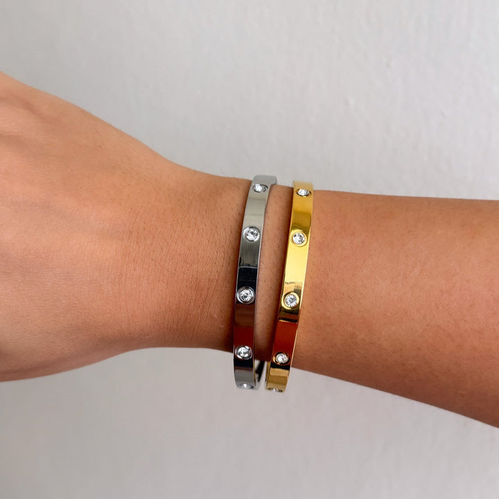 Jess Silver Bangle