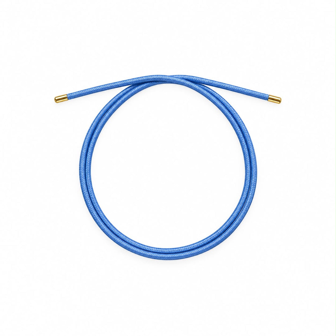 Bianca Blue & Gold Magnetic Wrap Necklace Bracelet