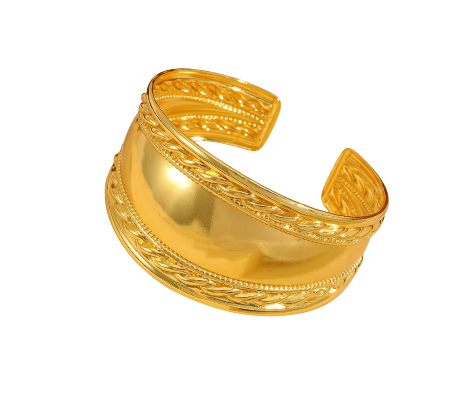 Exaggerated Gold Cuff