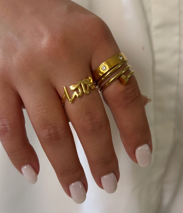 Love Gold Ring