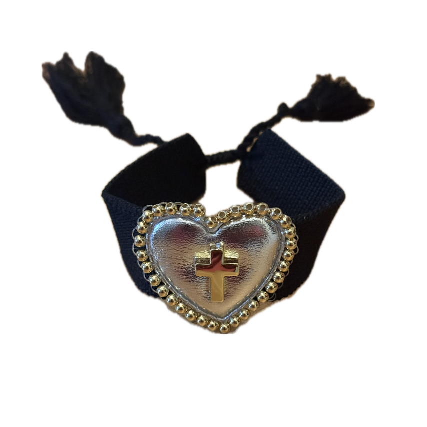 Tere Heart Cross Bracelet