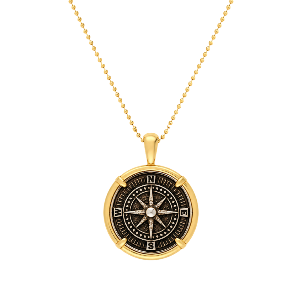 Compass Gold Necklaces