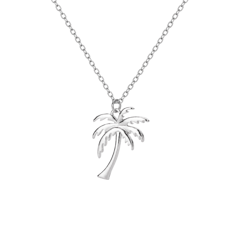 Palmita Stainless Steel Hypoallergenic Silver Necklaces