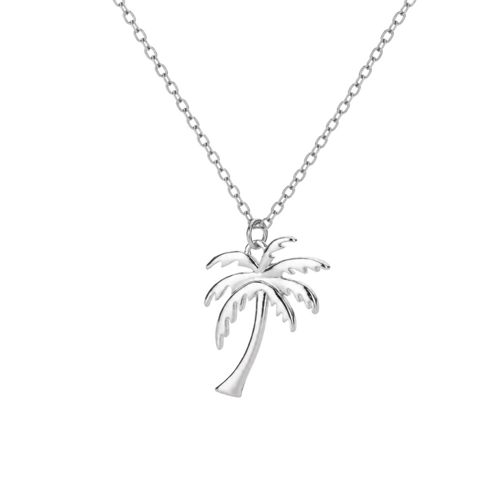 Palmita Stainless Steel Hypoallergenic Silver Necklaces