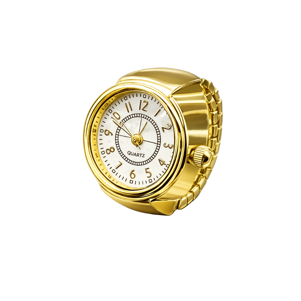 Le Clock Gold Ring
