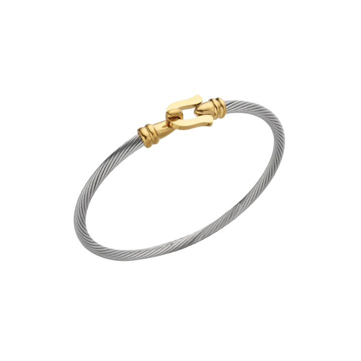 David Two Tone Bangle