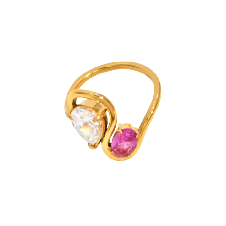Rose Zircon Ring