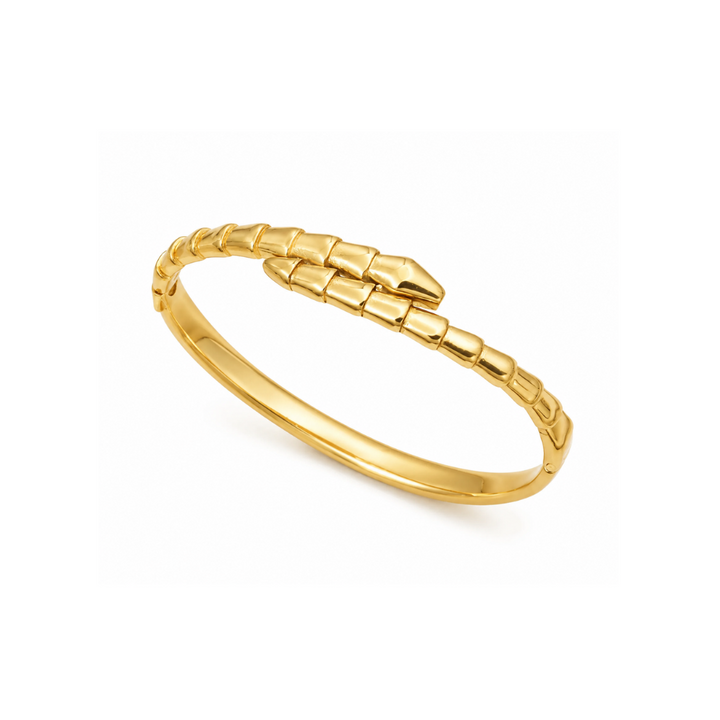 Vulgari Snake Gold Bangle