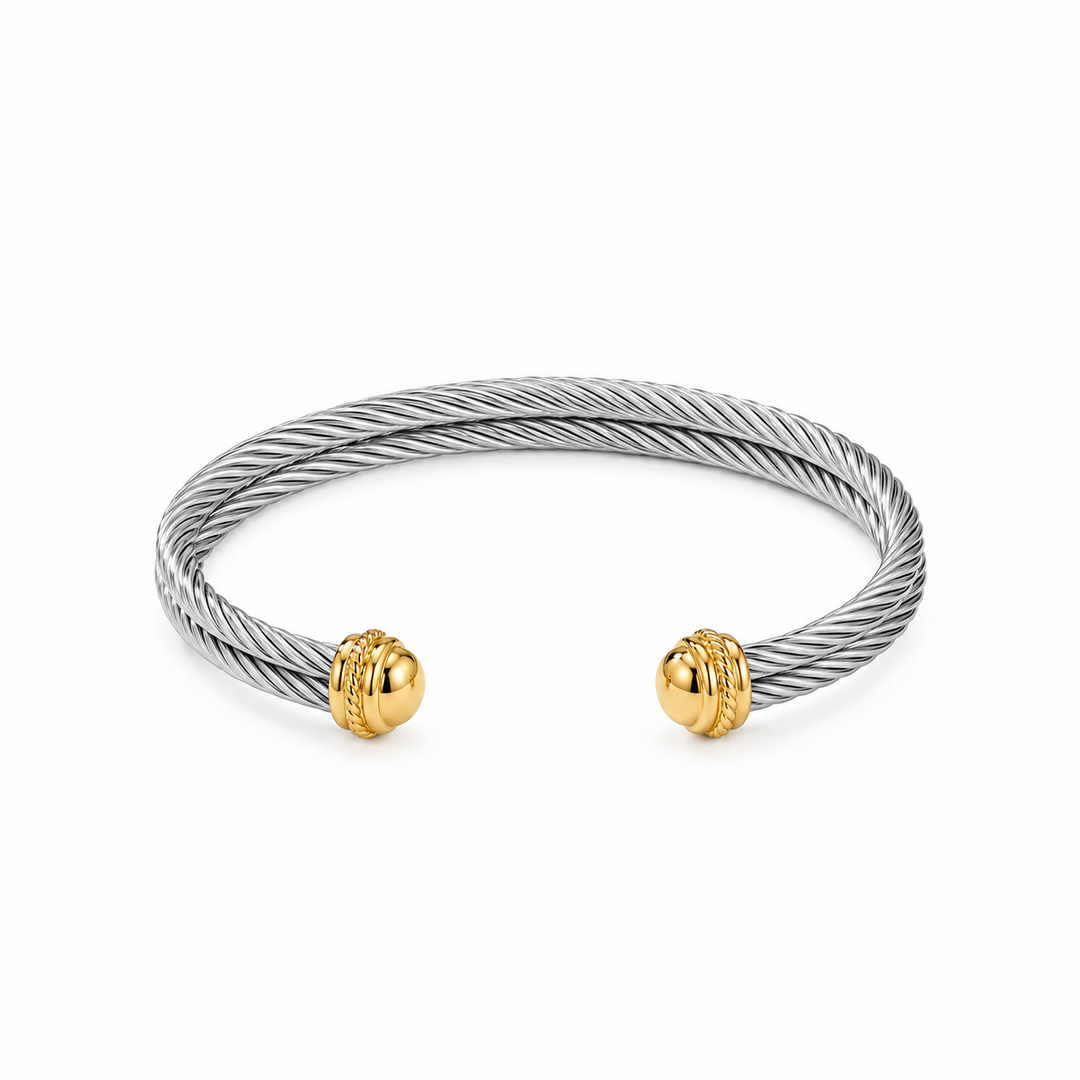 Camila Two-Tone Wire Cuff