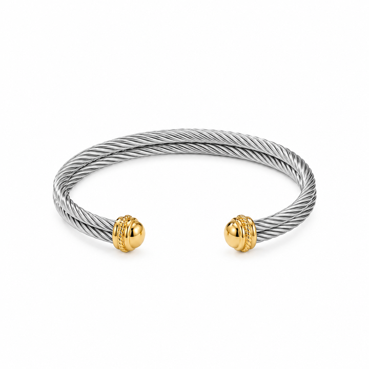 Camila Two-Tone Wire Cuff