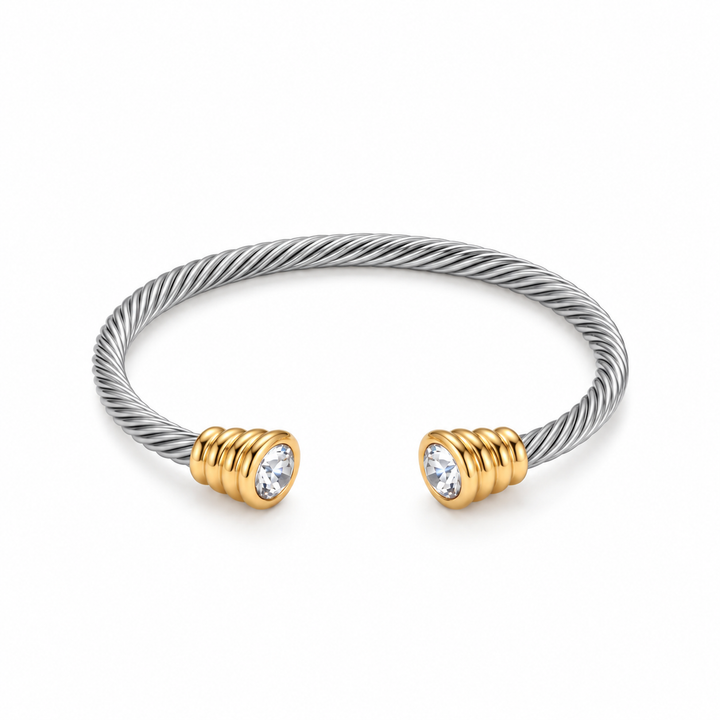 DY Crystal Wire Cuff