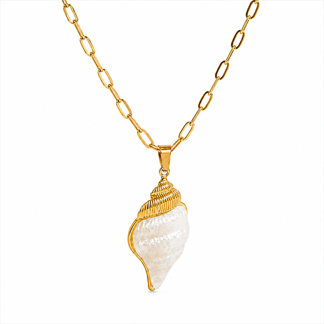 Adriana Gold Seashell Necklace