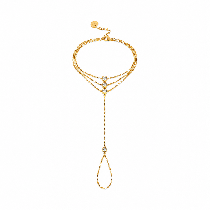 Gabriela Gold Finger Bracelet