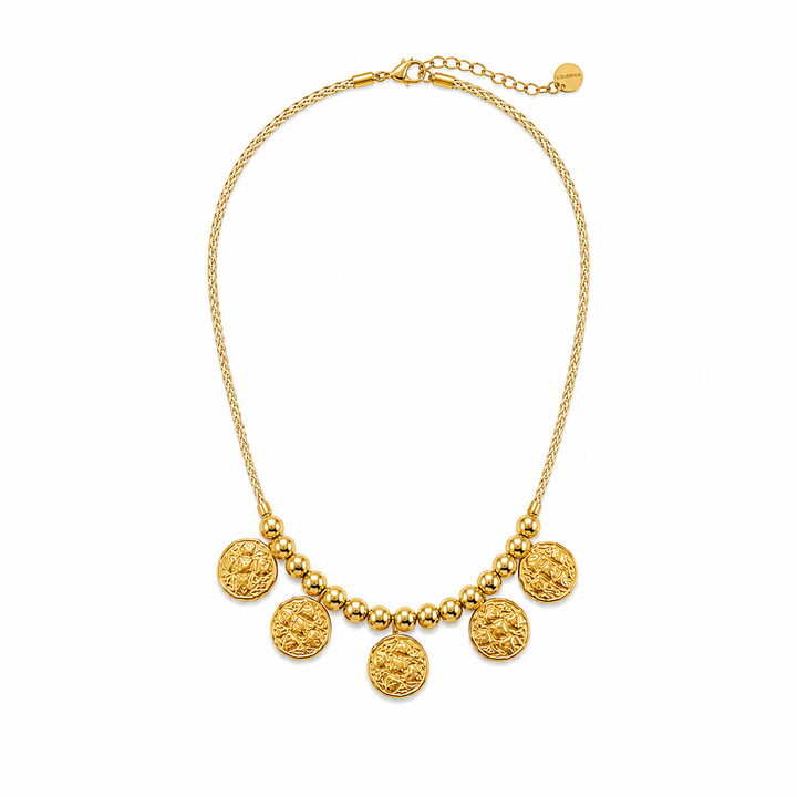 Beatriz Gold Coins Necklace