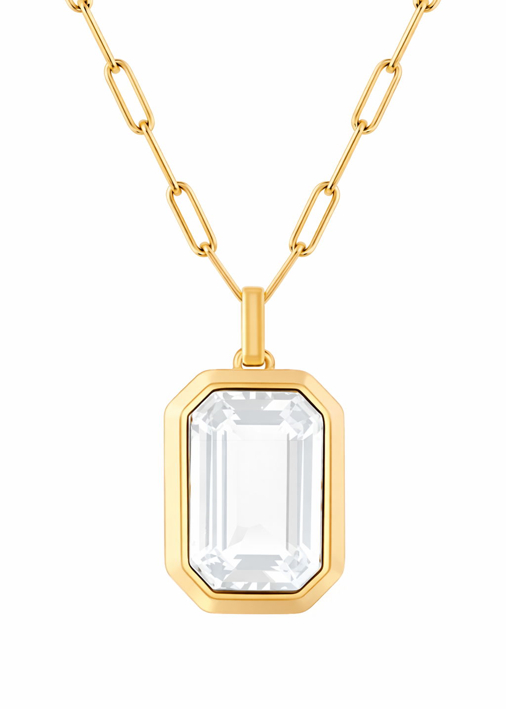 Ella Glass Stone Pendant Necklace