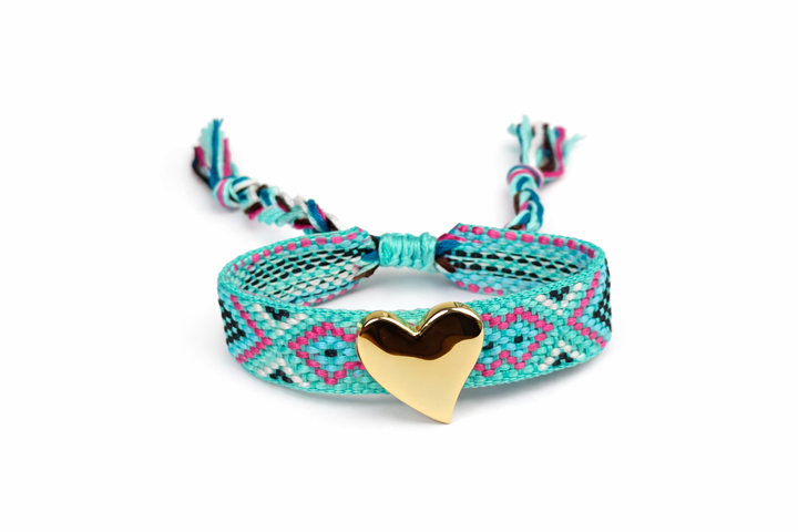 Blue Heart Bracelet