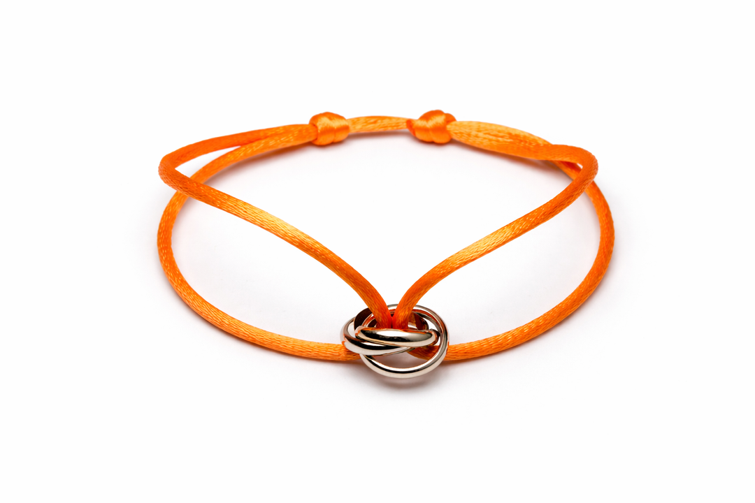 Trinity Bracelets Neon Orange