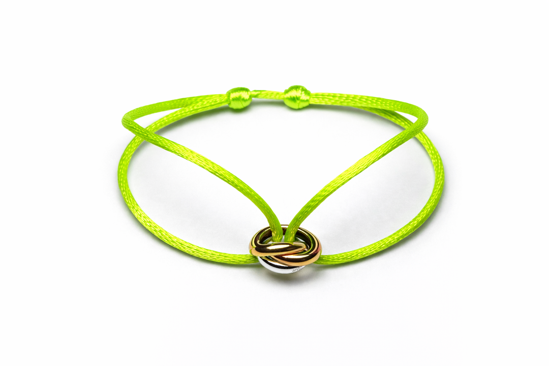 Trinity Bracelets Neon Green