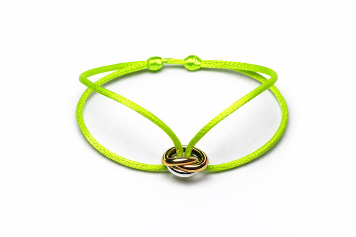 Trinity Bracelets Neon Green