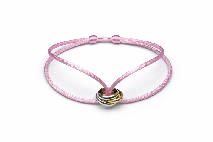 Trinity Bracelets Soft Pink
