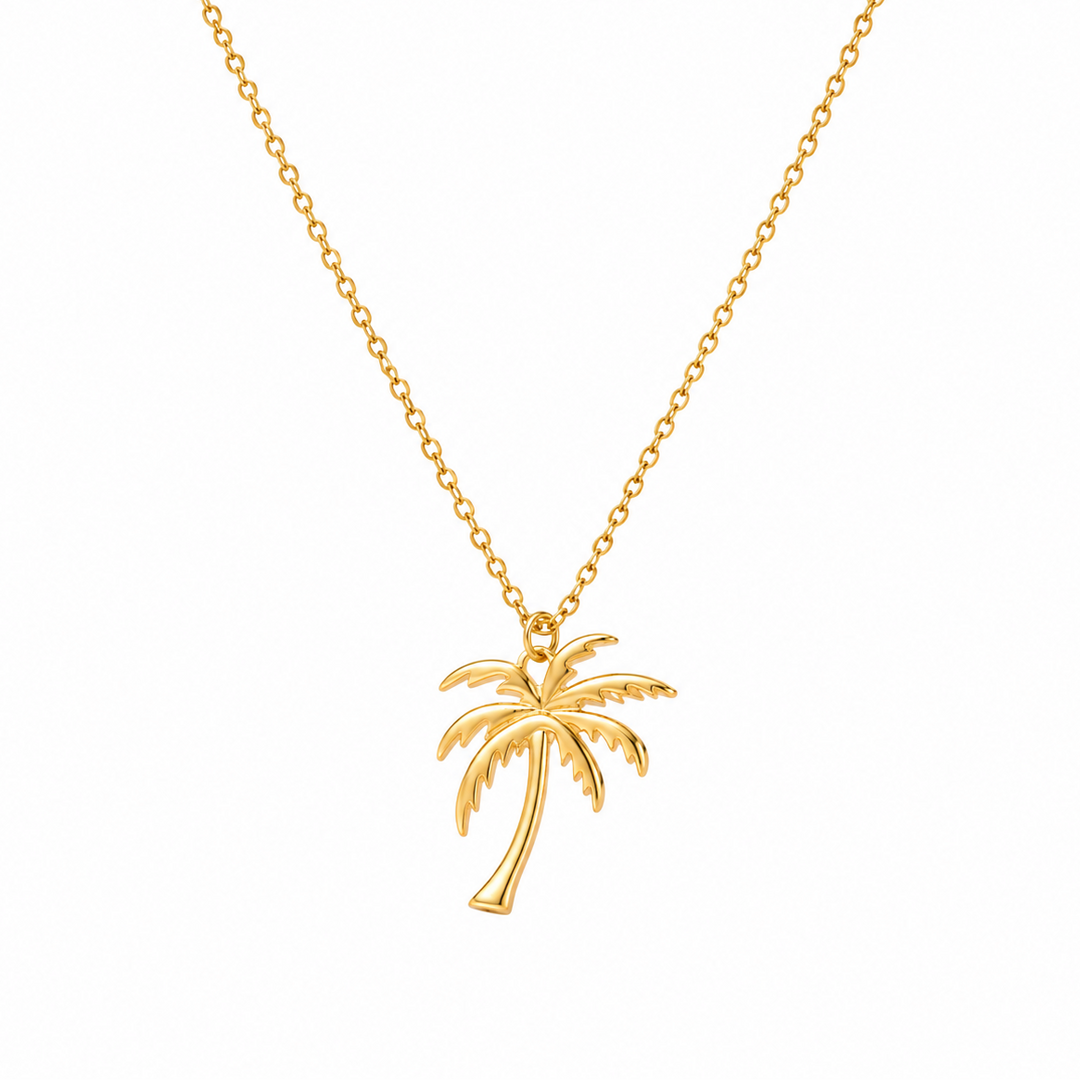 Palmita Stainless Steel Hypoallergenic Gold Necklaces