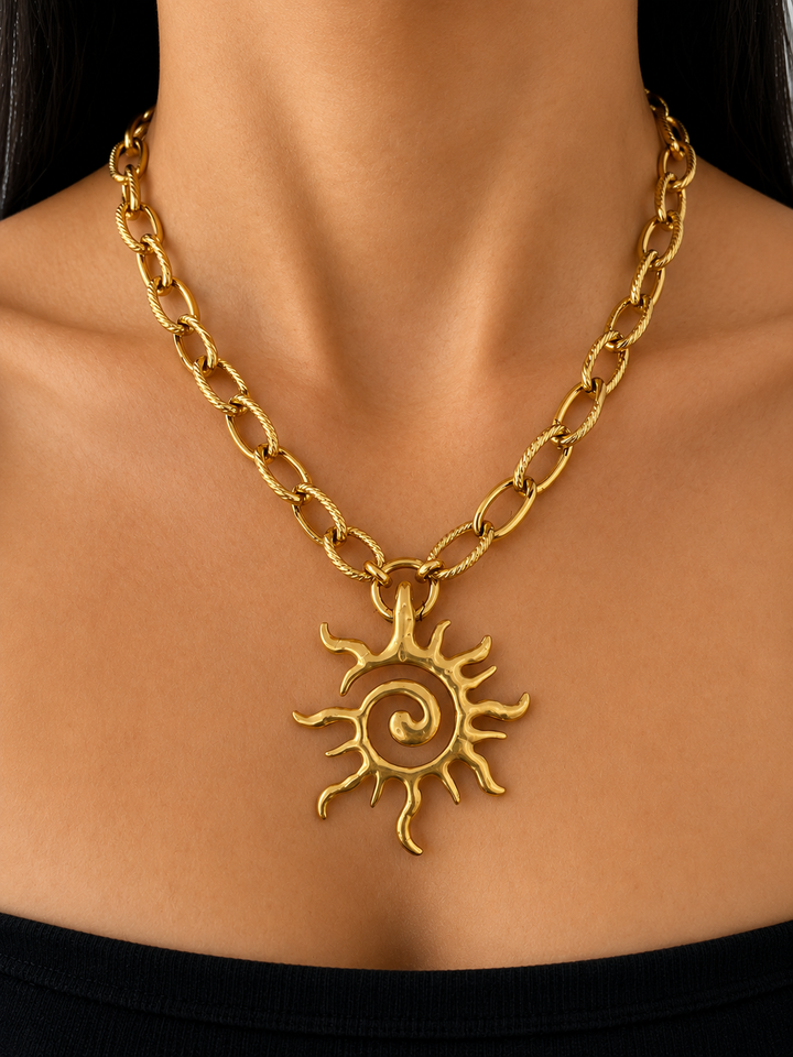 Lorenzo Gold Statement Necklace