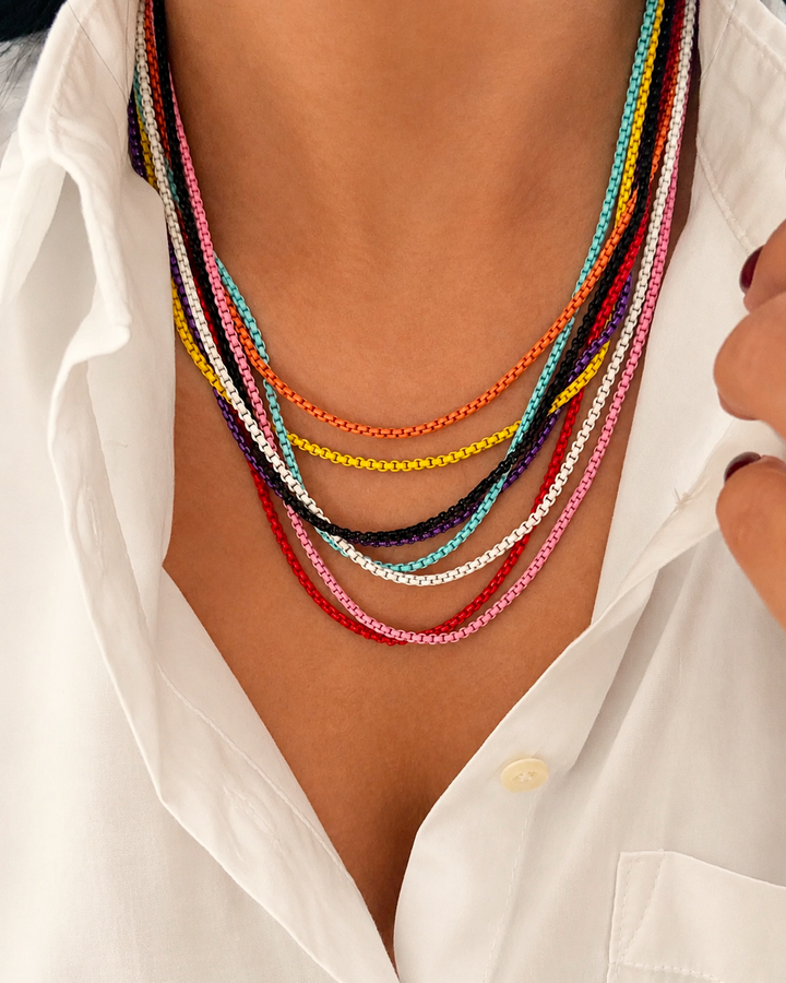 Alessia Color Chain Necklaces