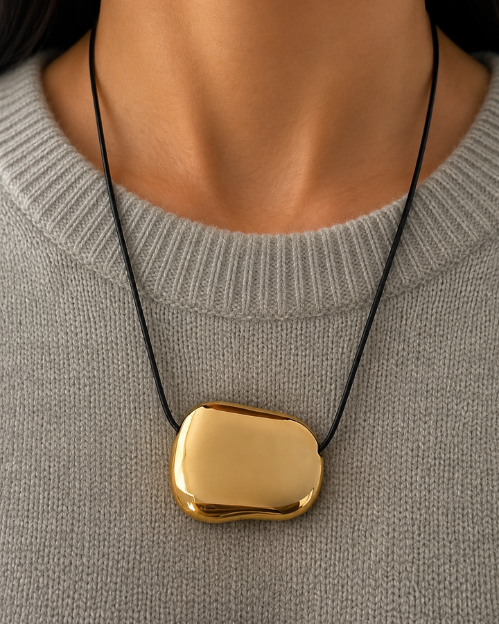 Gab Gold Irregular Necklace