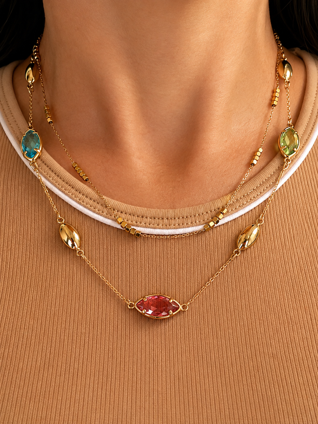 Collares multicolores