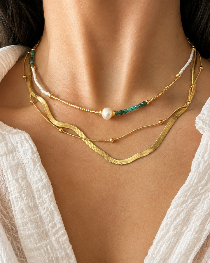 Lola Gold Snake Necklace